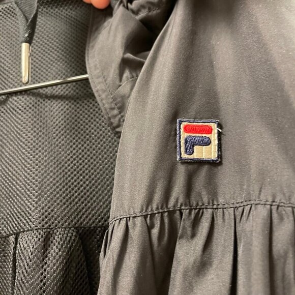 FILA Windbreaker Jacket Black - Picture 6 of 11